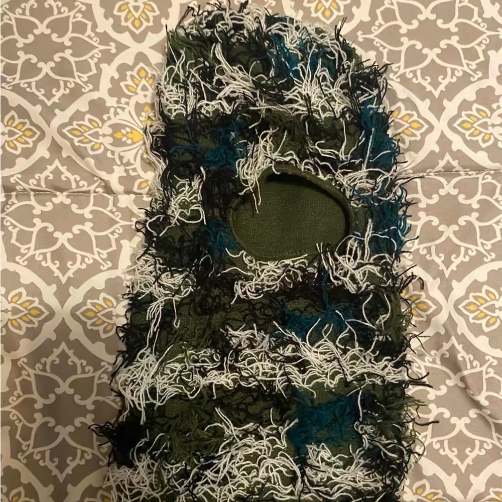 Multicolor Knit Balaclava face mask